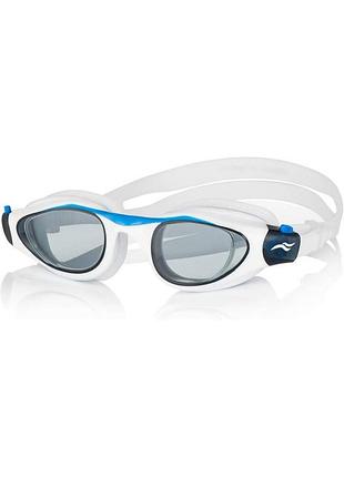 Очки для плавания aqua speed maori 5857 белый дит osfm