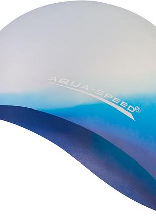 Шапка для плавания aqua speed bunt 4037 мультиколор уни osfm