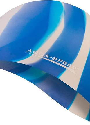 Шапка для плавания aqua speed bunt 4049 мультиколор уни osfm