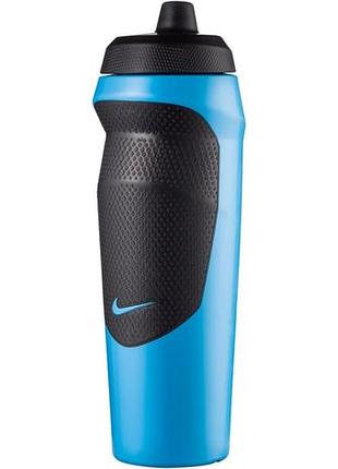 Бутылка nike hypersport bottle 20 oz голубой, черный уни 600 мл