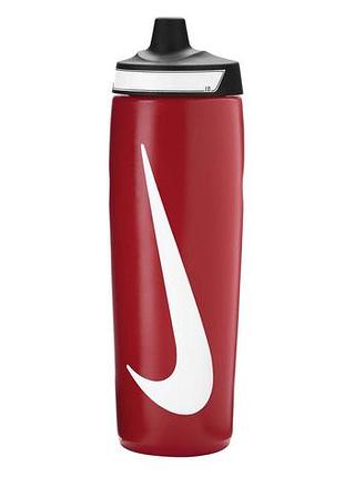 Бутылка nike refuel bottle 24 oz красный, черный, белый уни 709 мл