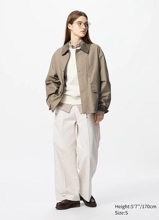 Штаны/брюки женские, uniqlo wide chino trousers, xxl