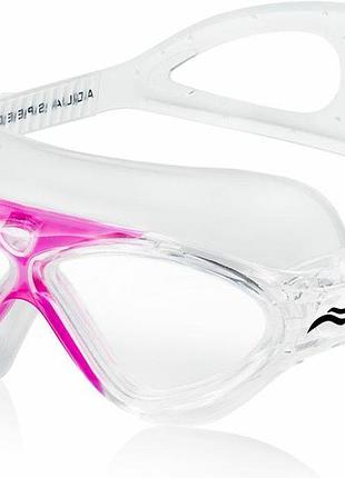 Очки для плавания aqua speed zefir 5871 прозрачный, розовый дит osfm