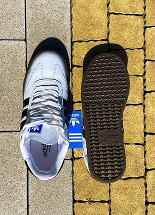 Adidas samba white brown