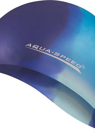 Шапка для плавания aqua speed bunt 4069 мультиколор уни osfm