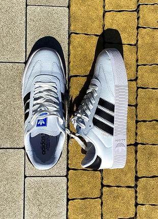 Adidas samba white black