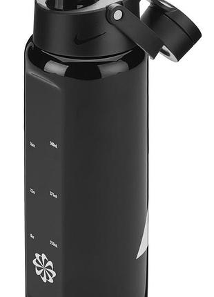 Бутылка nike tr renew recharge chug bottle 24 oz черный, белый уни 709 мл