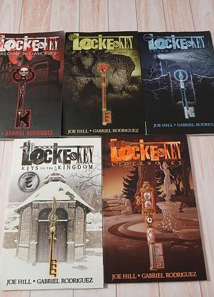 Графический роман locke &amp; key, джо Хилл, 1-5 том английский язык