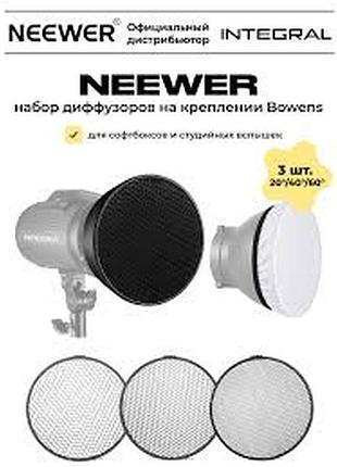 Стандартный отражатель neewer 7 дюймов/18 сантиметров мягкий диффузор с 20/40/60 градусов сотовой сетки для студийной вспышки bowens monolight