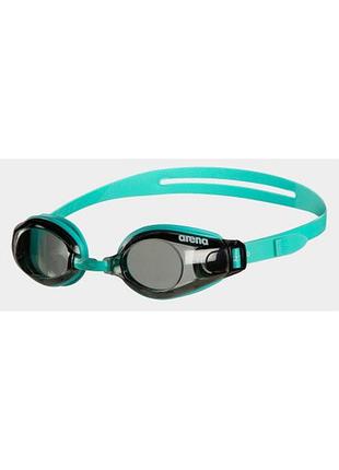 Очки для плавания arena zoom x-fit серый, голубой уни ofsm
