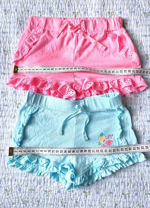 Шорты primark 104/110р набор 4