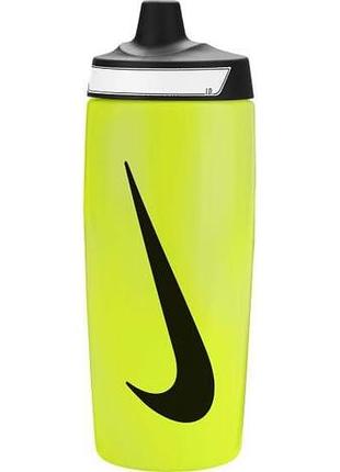 Бутылка nike refuel bottle grip 18 oz желтый, черный 532 мл (n.100.9955.753.18)