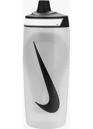 Бутылка nike refuel bottle grip 18 oz белый, черный 532 мл (n.100.9955.173.18)