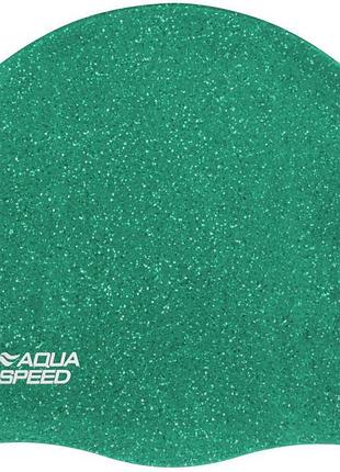Шапка для плавания aqua speed reco 9789 зеленый уни osfm