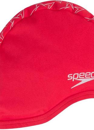 Шапка для плавания speedo boomstar end+ cap au red/white красный, белый уни osfm