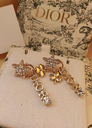 Винтажные серьги от dior, франция 00-х