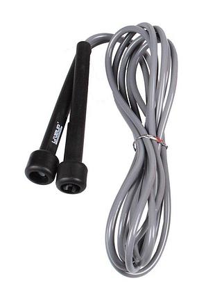 Скакалка в тубусе liveup pvc jump rope (ls3115-g)