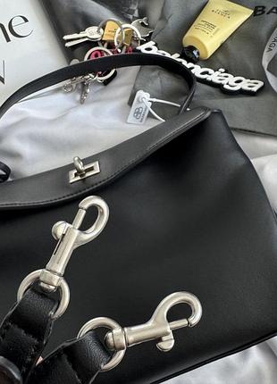 Женская сумка премиум rodeo 29 black/silver 4