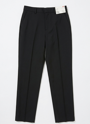 Жіночі класичні брюки uniqlo smart 2-way stretch ankle pants чорні нові