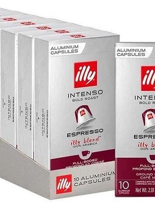 Набір кави в капсулах nespresso illy intenso 10уп