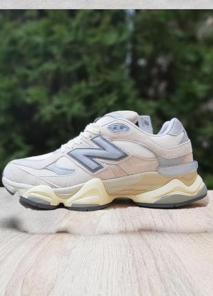 Кроссовки мужские new balance 9060 серые на лимонной подошве демисезонные весна-лето-осень более текстиль размер 41-46 новые 11760
