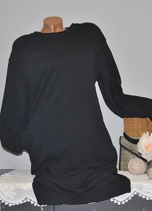 26/s h&amp;m фирменное женское подростковое длинное платье свитшот с длинными рукавами зара zara