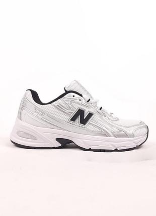 Кроссовки мужские new balance 740 белые демисезонные весна-лето-осень кожа текстиль размер 41-46 новые 11728