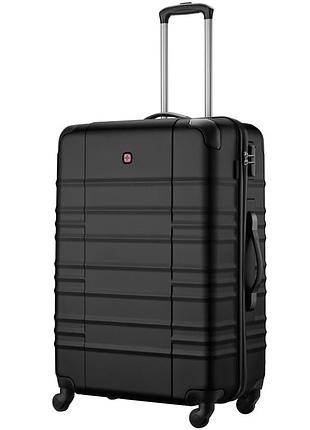Велика валіза wenger amplar large hardside 51x75x30 см у чорному кольорі (артикул 653140)