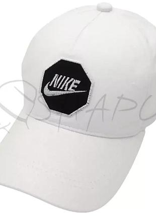 Бейсболка летняя льняная кепка брендовая на регуляторе размера nike blh25806 белый