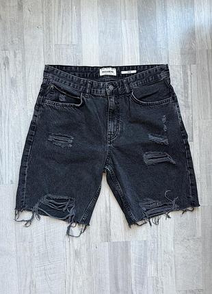Чоловічі джинсові шорти pull&bear, розмір 42