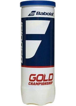 М'ячі для тенісу babolat gold championship x 3ball (501084-113y)