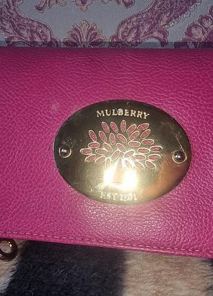 Продам брендовый клатч mulberry, розового цвета в красивом состоянии