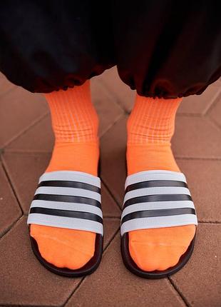 Adidas black white