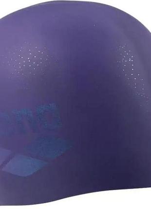 Шапка для плавания arena shine cap фиолетовый one size (009386-201)