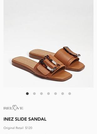 Шльопанці шкіряні sam edelman розмір 39 устілка 25.5 см