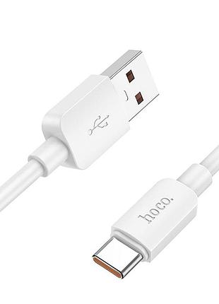 Кабель для заряджання usb hoco. x96 hyper pd27w/3a usb-type-c 0.25m для ios пристроїв iphone white