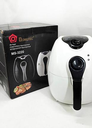 Аэро фритюрница air fryer domotec ms-3220 белый