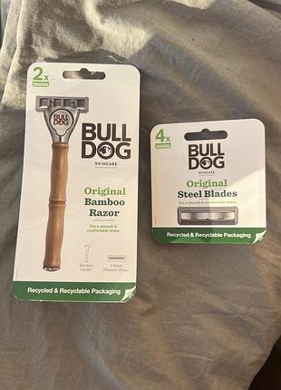 Bulldog набір бритва + змінні картриджі 4 шт