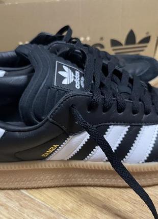 Кроссовки мужские adidas samba xlg 43 черные