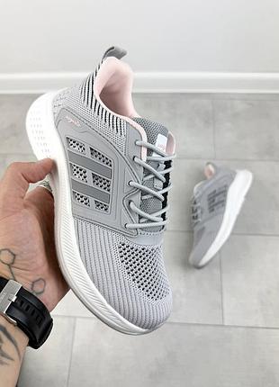 Женские светлые кроссовки на лето sg-x run w lg, кроссовки сетка