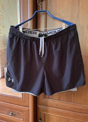 Оригінальний шорти 2в1 under armour “xl”