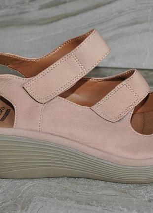 Clarks шлепанцы кожа 39 размер