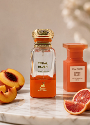 Maison alhambra coral blush распил оригинал унисекс персик пачули коньяк мед tom ford bitter peach 2024