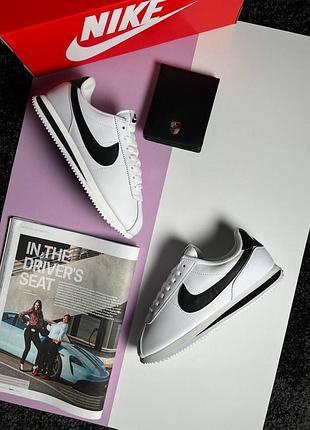 Nike cortez w white black