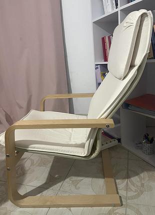 Крісло ikea pello holmby 500.784.64 незабарвлений
