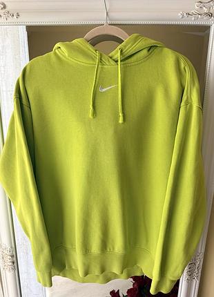 Оригінальне оверсайз худі nike sportswear essentials center swoosh / розмір s