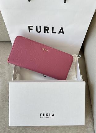 Новий шкіряний гаманець furla