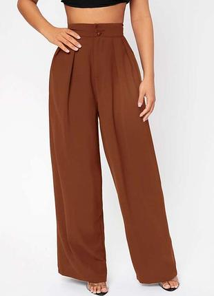 Женские брюки wide leg батал