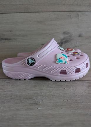Шлепанцы сабо крокс crocs classic clog с13 30 р 19 см с джибитсами