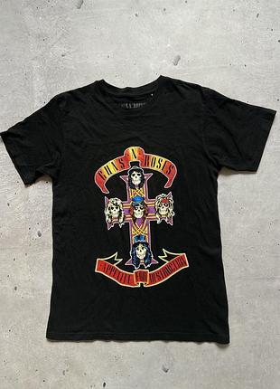 Чорна футболка  guns nʼ roses.